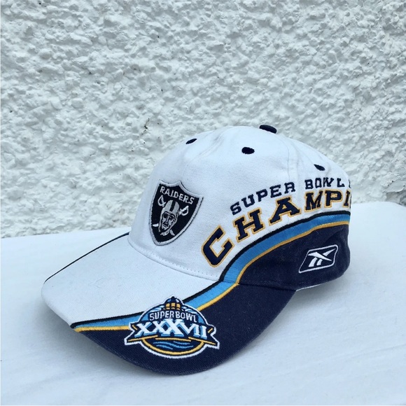 Reebok Other - Vtg Rare Reebok NFl baseball cap superbowl 37 hat XXXVII 2003 - Oakland Raiders.